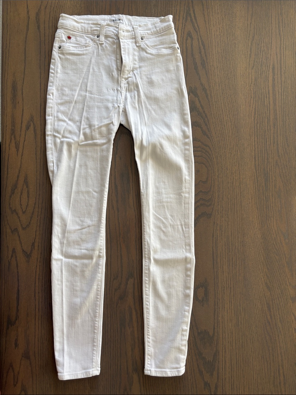 Hudson Blair Super Skinny White Jeans